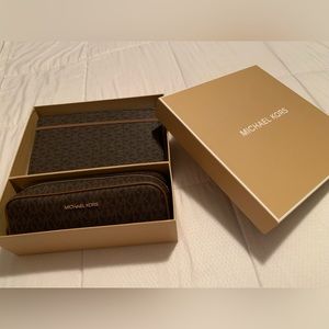 Michael Kors journal and pencil case set